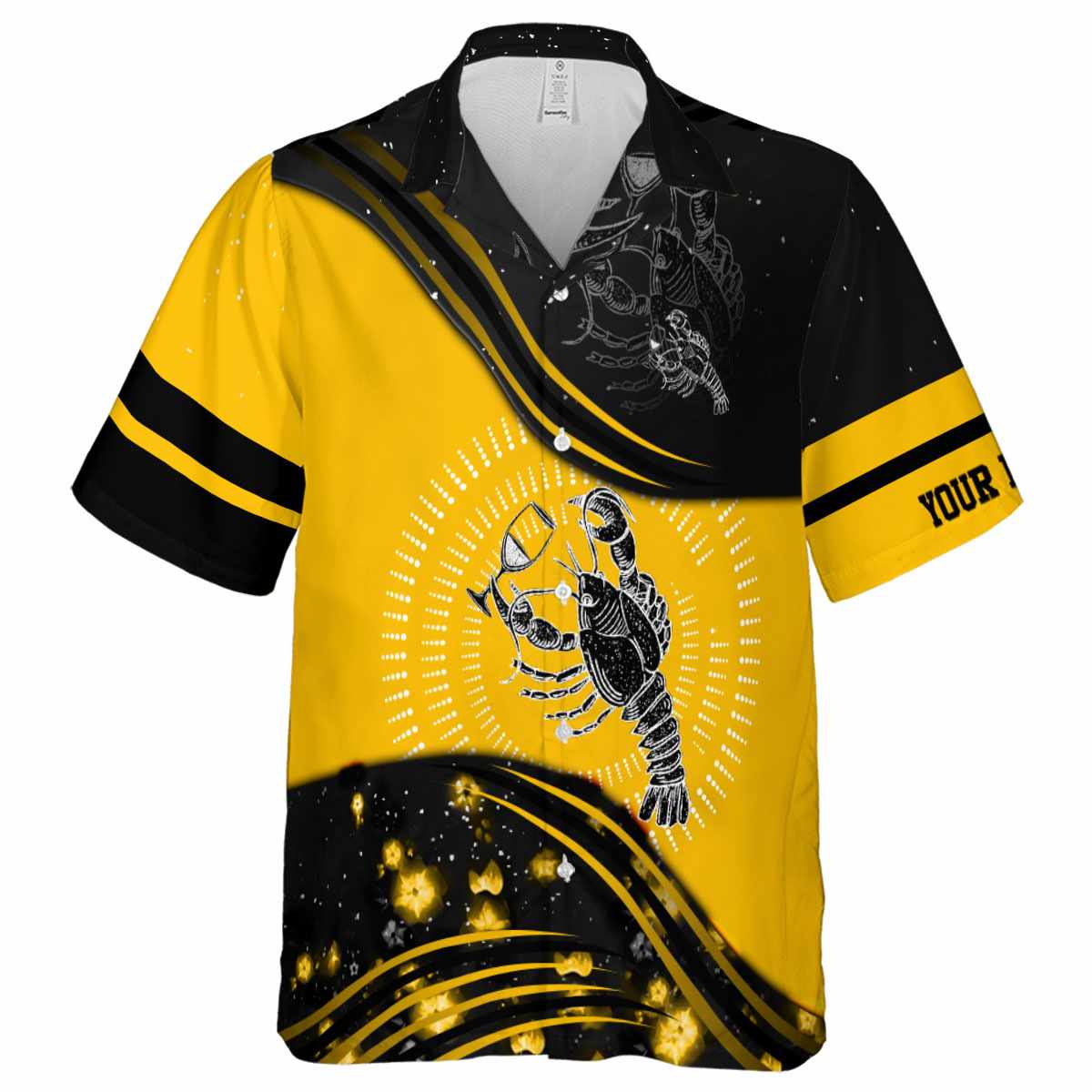 Customized Lobster Dynamic Swirl Hawaiian Shirt Fashion forward Customized Lobster Dynamic Swirl Hawaiian Shirt Fashion forward