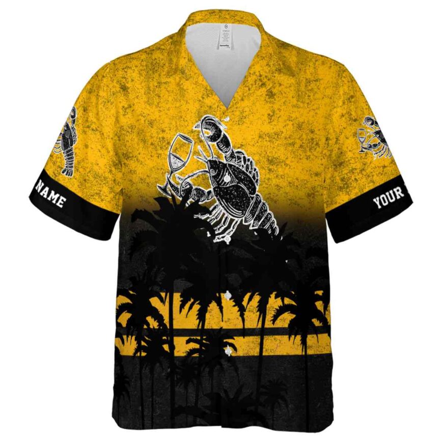 Customized Lobster Sunset Gradient Hawaiian Shirt Fashion forward