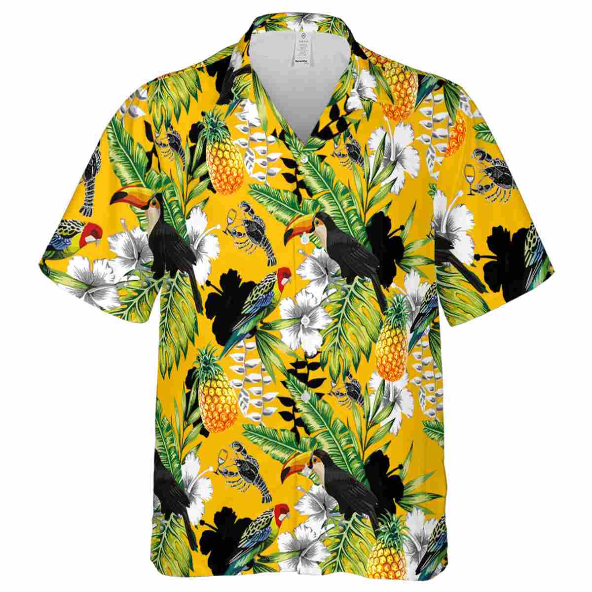 Customized Lobster Toucan Bird Hawaiian Shirt Fashion forward Customized Lobster Toucan Bird Hawaiian Shirt Fashion forward