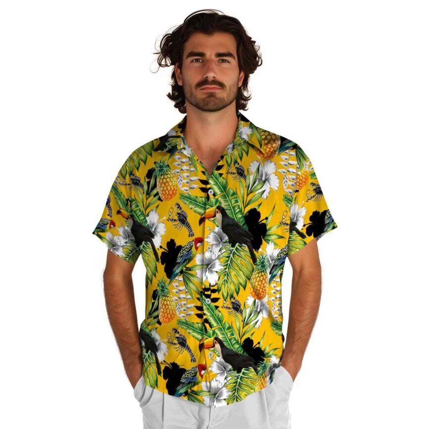 Customized Lobster Toucan Bird Hawaiian Shirt New Arrival