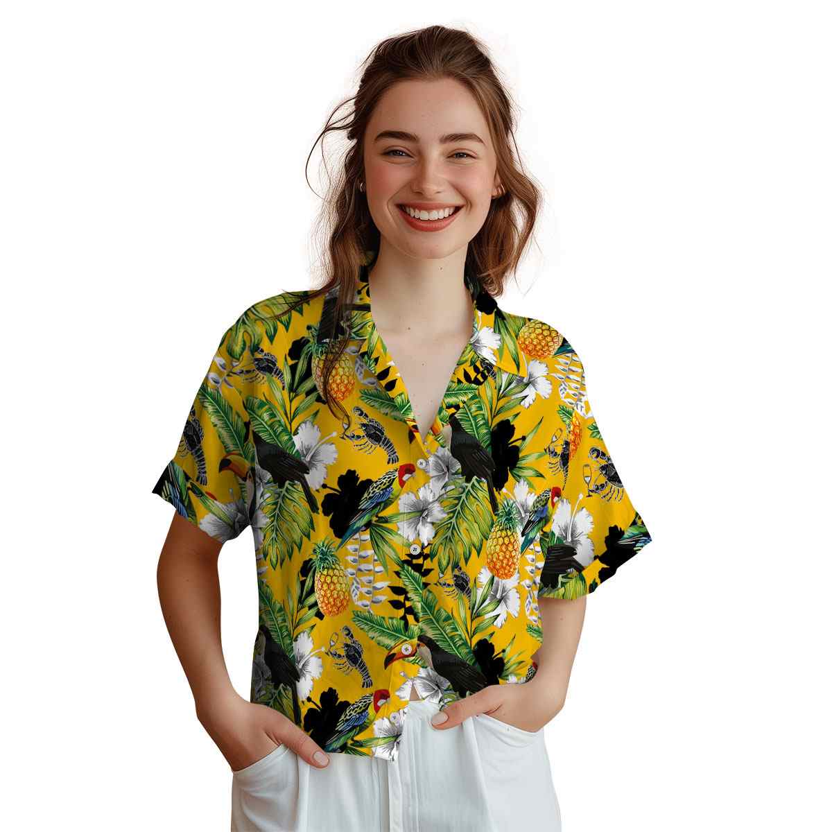 Customized Lobster Toucan Bird Hawaiian Shirt Top rated Customized Lobster Toucan Bird Hawaiian Shirt Top rated