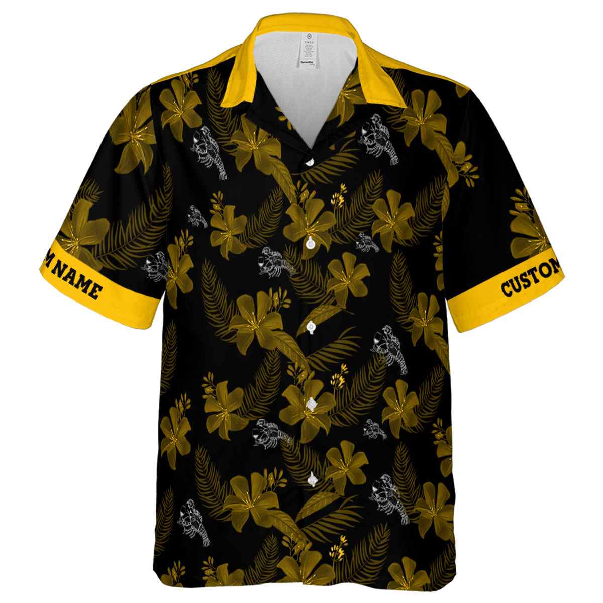 Customized Lobster Tropical Flower Hawaiian Shirt Fashion forward Customized Lobster Tropical Flower Hawaiian Shirt Fashion forward