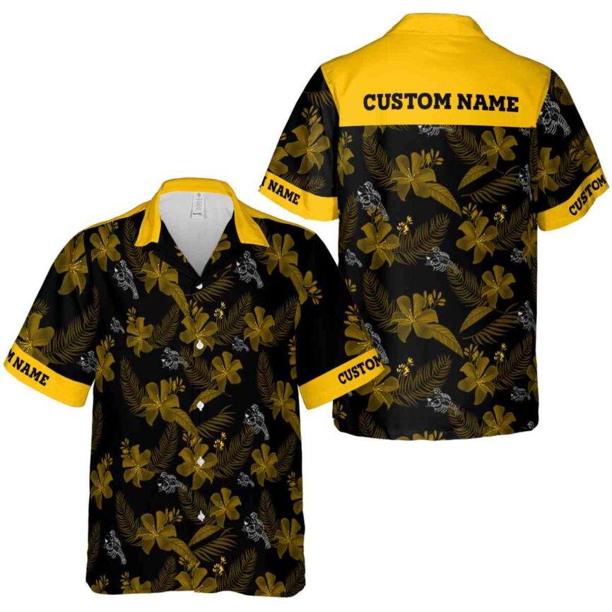 Customized Lobster Tropical Flower Hawaiian Shirt Premium grade