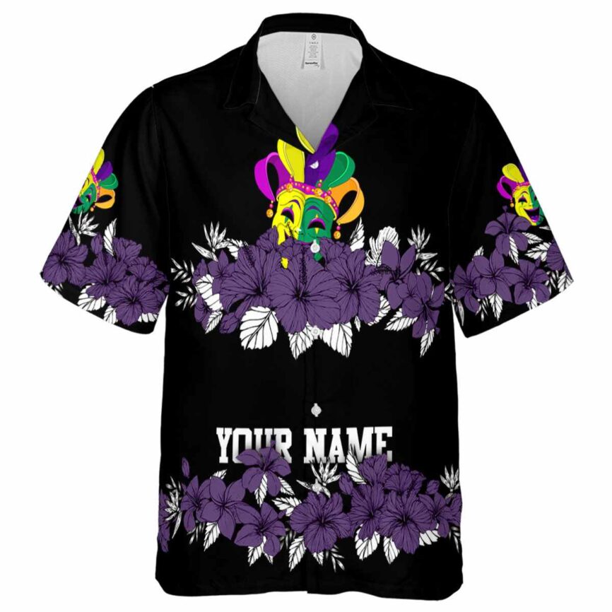 Customized Mardi Gras Hibiscus Band Hawaiian Shirt Fashion forward