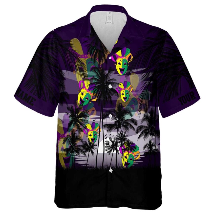 Customized Mardi Gras Island Scenery Hawaiian Shirt Fashion forward