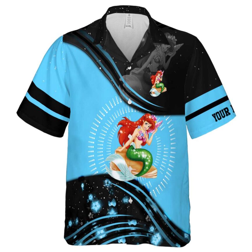 Customized Mermaid Dynamic Swirl Hawaiian Shirt Fashion forward