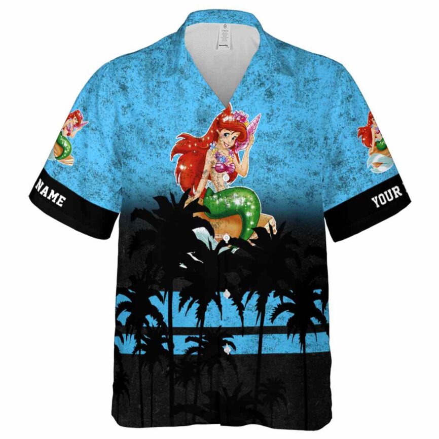 Customized Mermaid Sunset Gradient Hawaiian Shirt Fashion forward