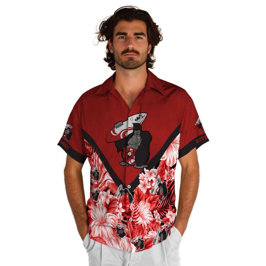 Customized Monkey Bold Floral Number Hawaiian Shirt New Arrival