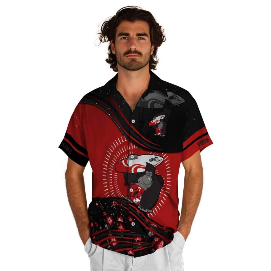 Customized Monkey Dynamic Swirl Hawaiian Shirt New Arrival