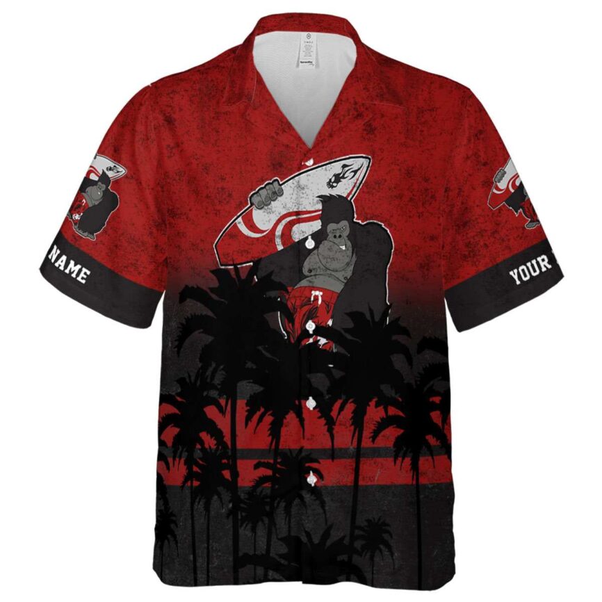 Customized Monkey Sunset Gradient Hawaiian Shirt Fashion forward