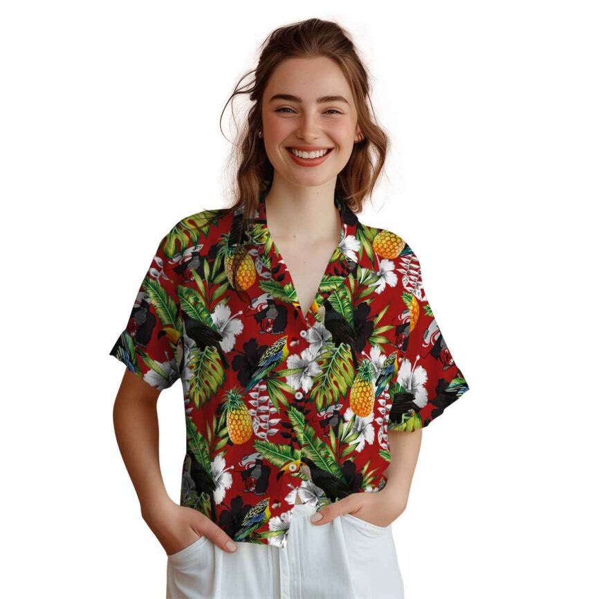Customized Monkey Toucan Bird Hawaiian Shirt Top rated