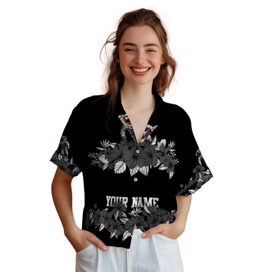 Customized Nasa Hibiscus Band Hawaiian Shirt Top rated