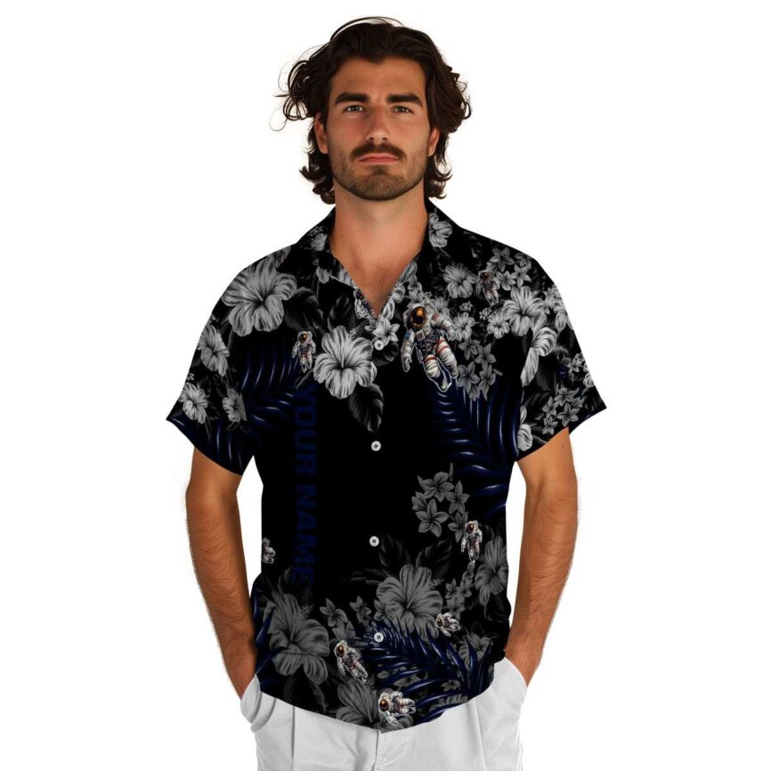 Customized Nasa Hibiscus Pattern Hawaiian Shirt New Arrival