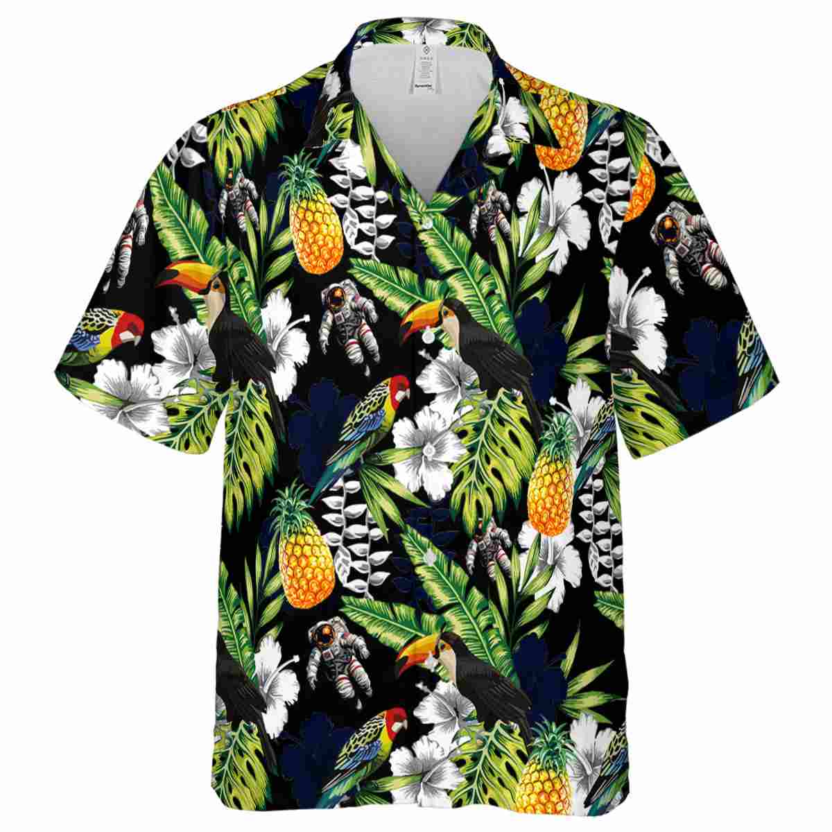 Customized Nasa Toucan Bird Hawaiian Shirt Fashion forward Customized Nasa Toucan Bird Hawaiian Shirt Fashion forward