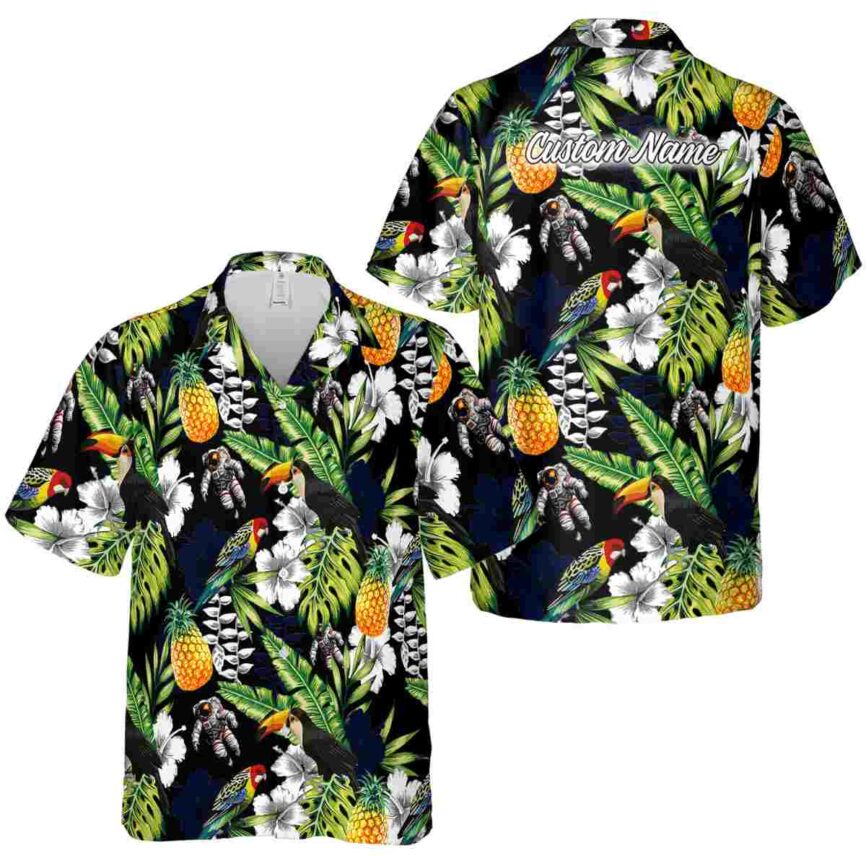 Customized Nasa Toucan Bird Hawaiian Shirt Premium grade