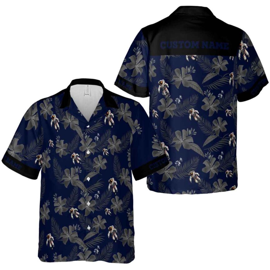 Customized Nasa Tropical Flower Hawaiian Shirt Premium grade