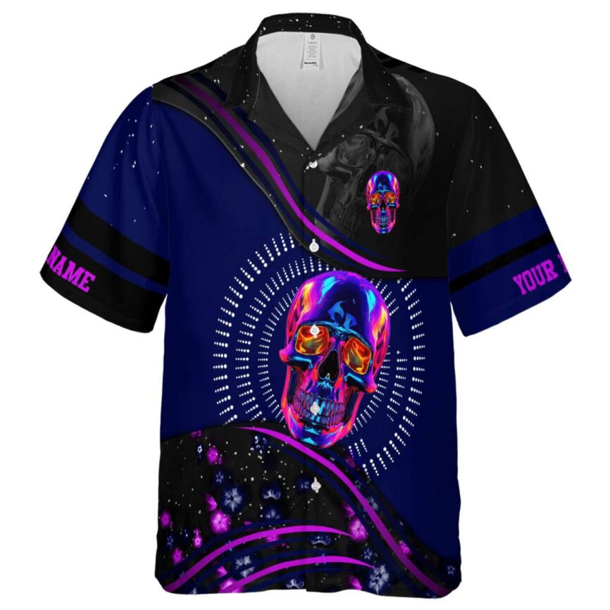 Customized Neon Dynamic Swirl Hawaiian Shirt Fashion forward