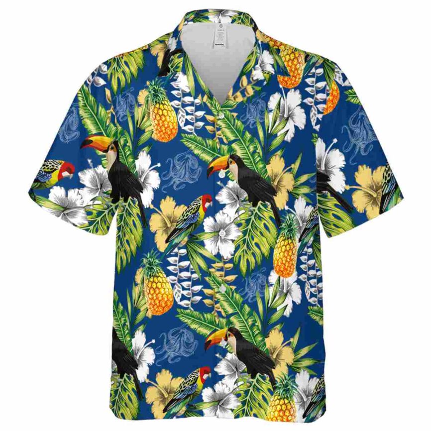 Customized Octopus Toucan Bird Hawaiian Shirt Fashion forward