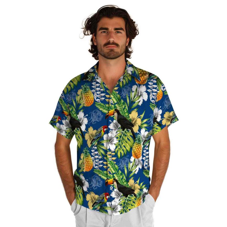Customized Octopus Toucan Bird Hawaiian Shirt New Arrival
