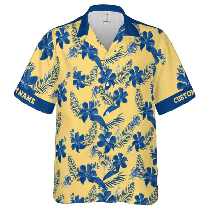 Customized Octopus Tropical Flower Hawaiian Shirt Fashion forward