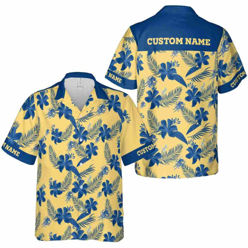 Customized Octopus Tropical Flower Hawaiian Shirt Premium grade