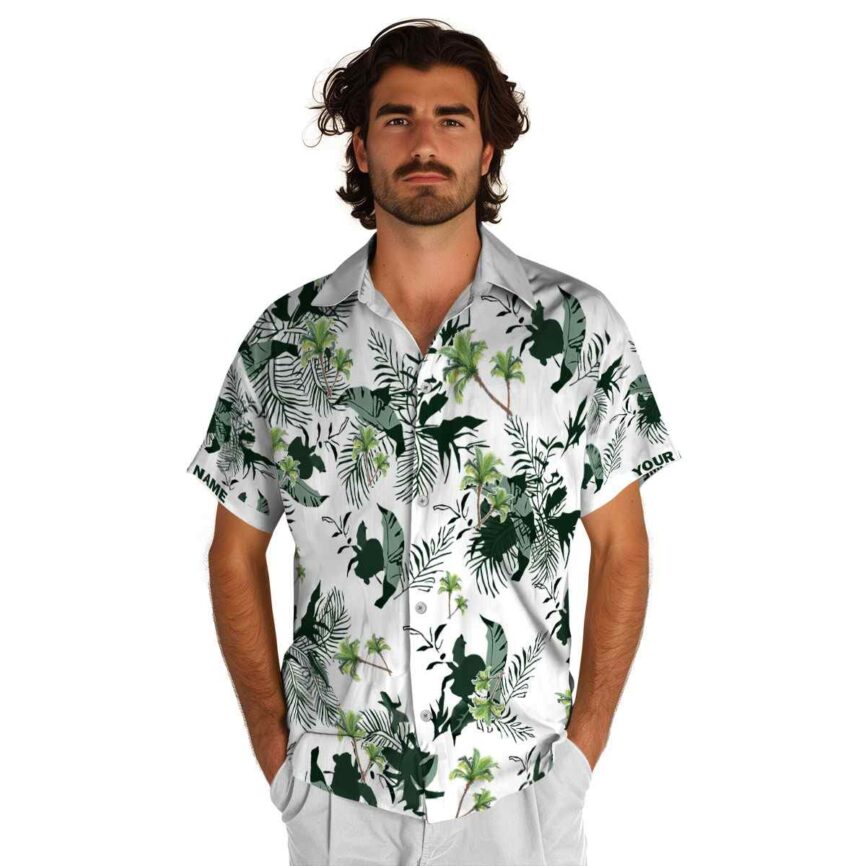 Customized Palm Tree Leafy Accents Hawaiian Shirt New Arrival
