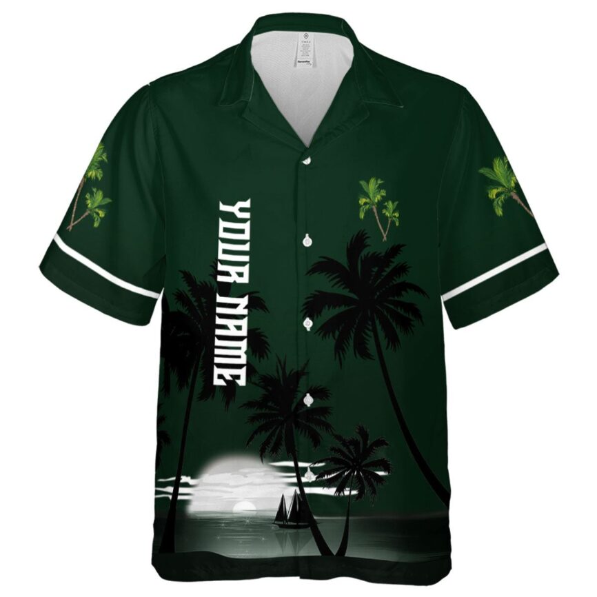 Customized Palm Tree Ocean Sunset Hawaiian Shirt Fashion forward