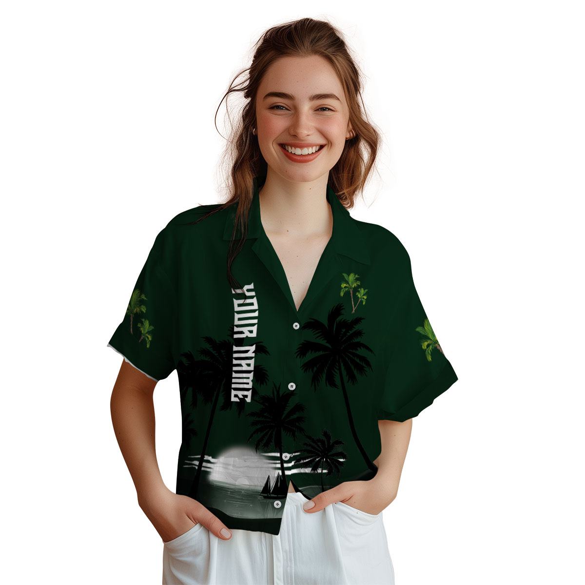 Customized Palm Tree Ocean Sunset Hawaiian Shirt Top rated Customized Palm Tree Ocean Sunset Hawaiian Shirt Top rated