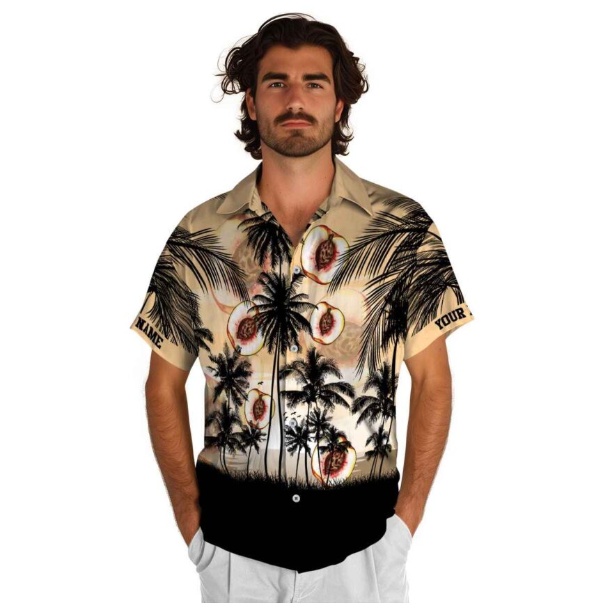 Customized Peach Island Scenery Hawaiian Shirt New Arrival