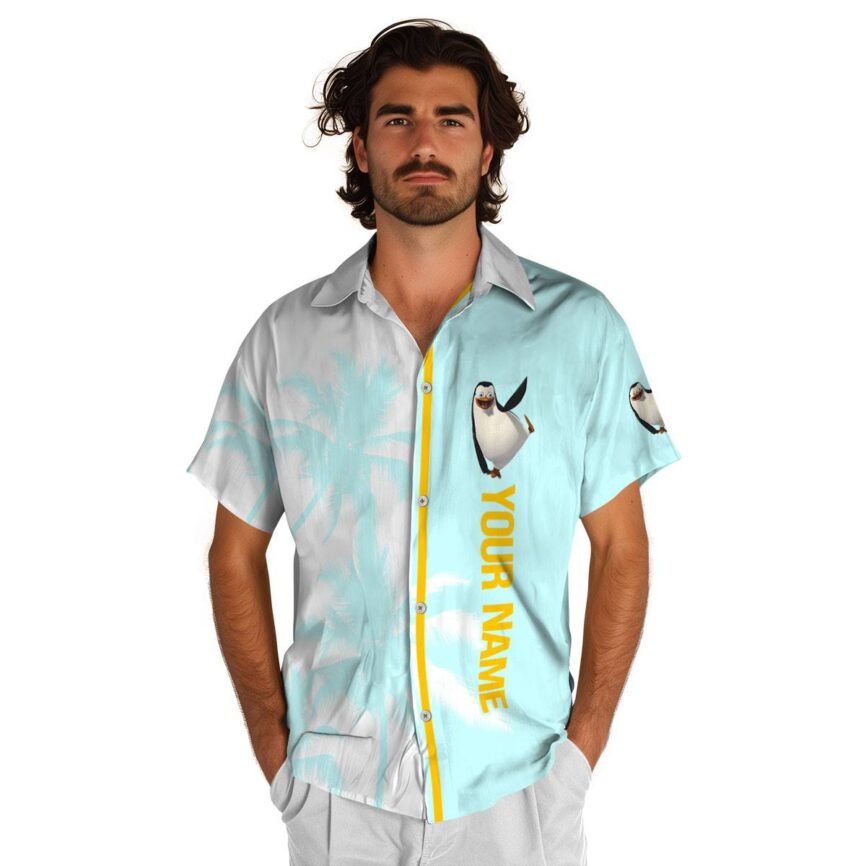 Customized Penguin Beach Vibes Hawaiian Shirt High quality