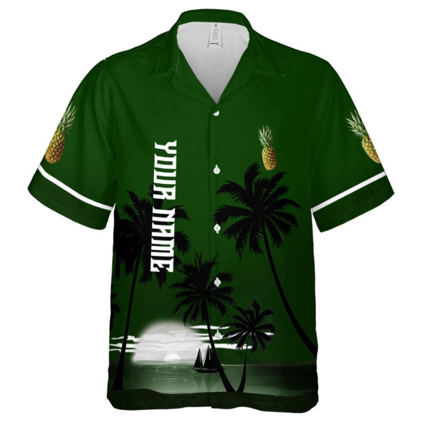 Customized Pineapple Ocean Sunset Hawaiian Shirt Fashion forward