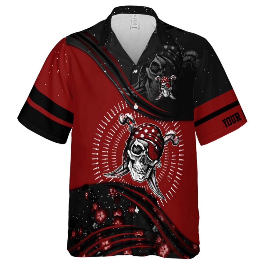 Customized Pirate Dynamic Swirl Hawaiian Shirt Fashion forward