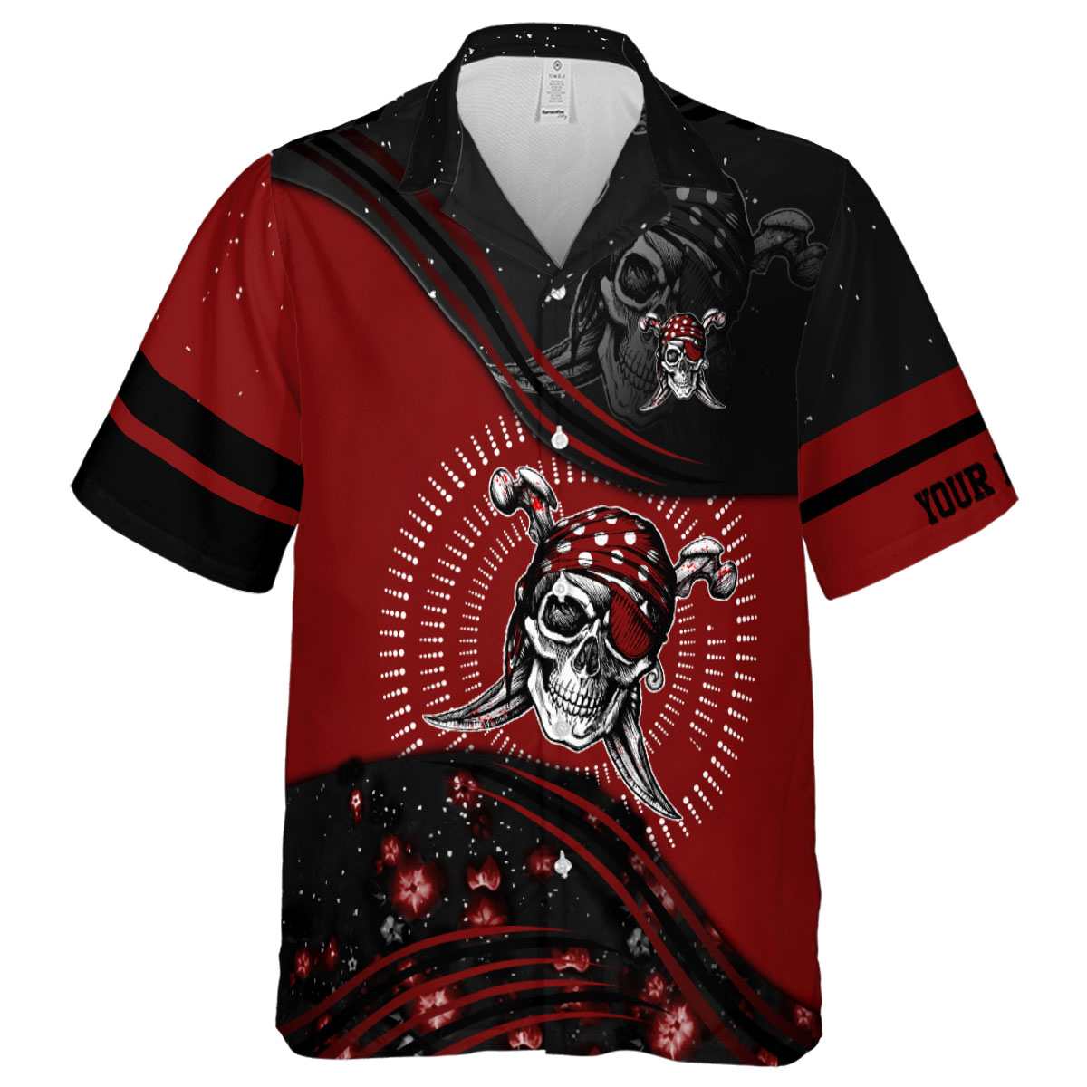 Customized Pirate Dynamic Swirl Hawaiian Shirt Fashion forward Customized Pirate Dynamic Swirl Hawaiian Shirt Fashion forward