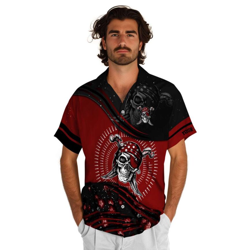 Customized Pirate Dynamic Swirl Hawaiian Shirt New Arrival