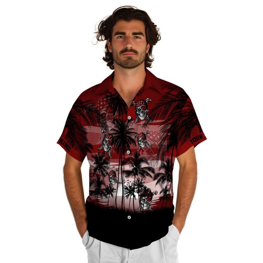 Customized Pirate Island Scenery Hawaiian Shirt New Arrival