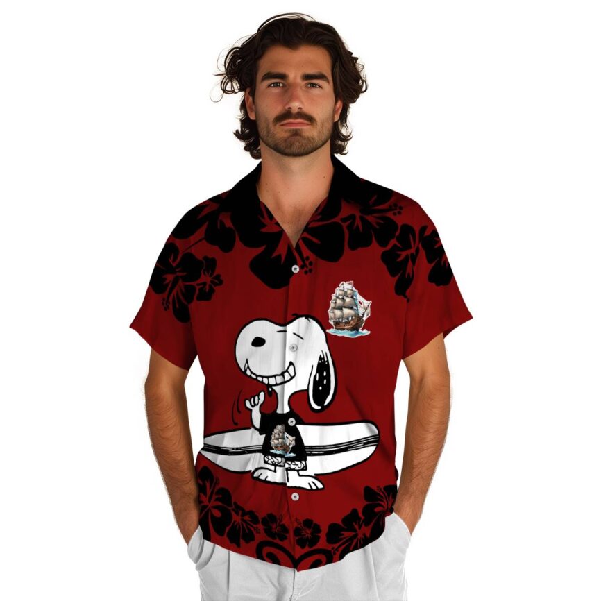 Customized Pirate Surfing Snoopy Hawaiian Shirt New Arrival