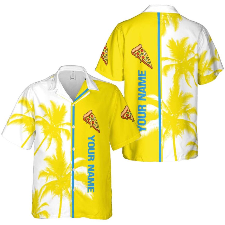 Customized Pizza Beach Vibes Hawaiian Shirt Latest Model