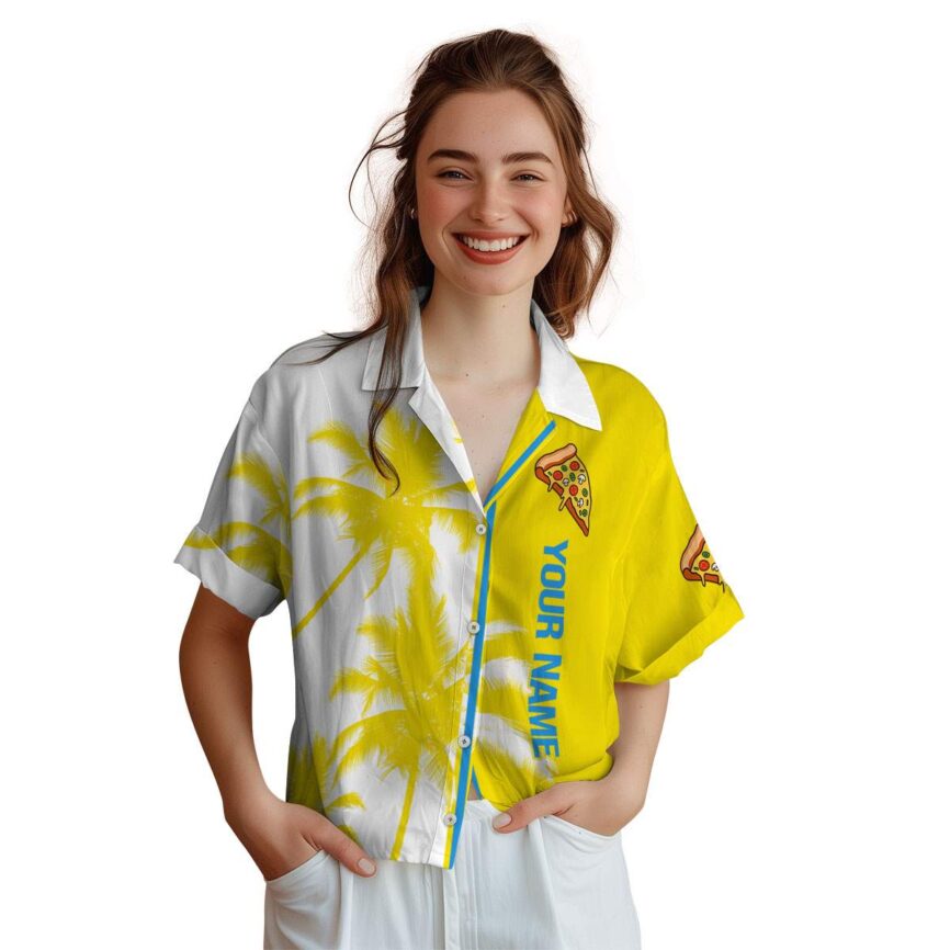 Customized Pizza Beach Vibes Hawaiian Shirt Trendy