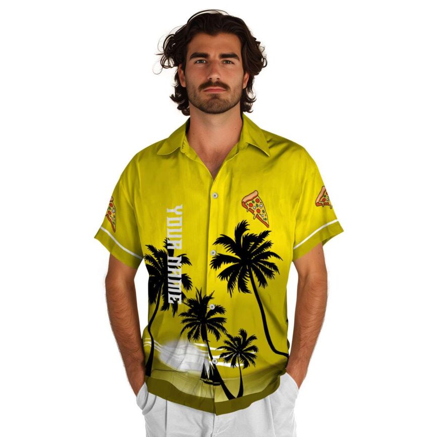 Customized Pizza Ocean Sunset Hawaiian Shirt New Arrival