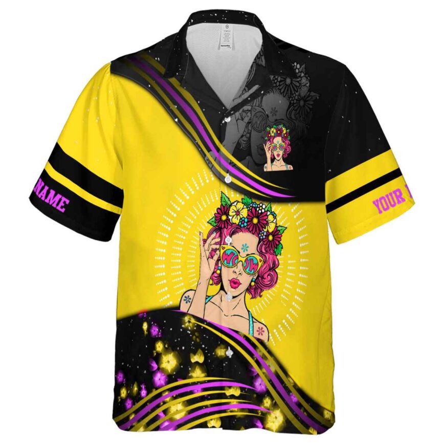Customized Pop Dynamic Swirl Hawaiian Shirt Fashion forward