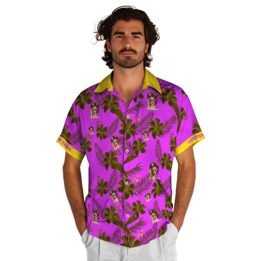 Customized Pop Tropical Flower Hawaiian Shirt New Arrival