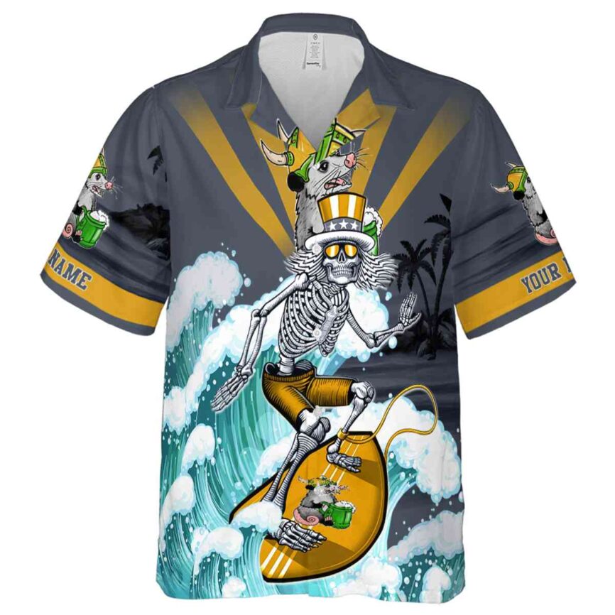 Customized Possum Grateful Dead Motif Hawaiian Shirt Fashion forward