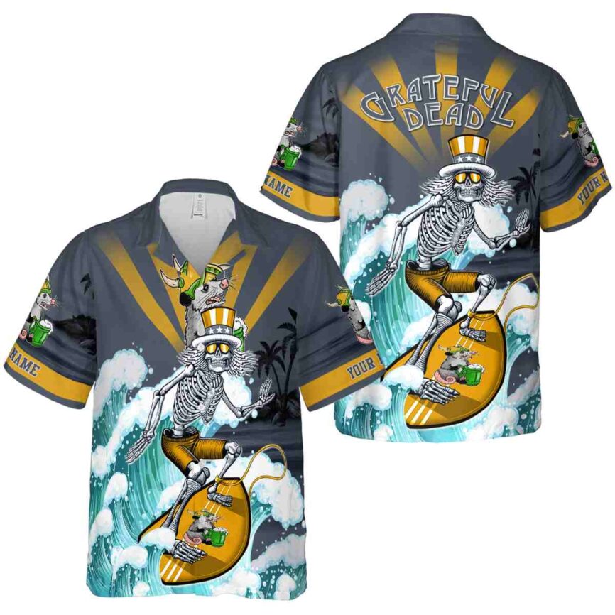 Customized Possum Grateful Dead Motif Hawaiian Shirt Premium grade