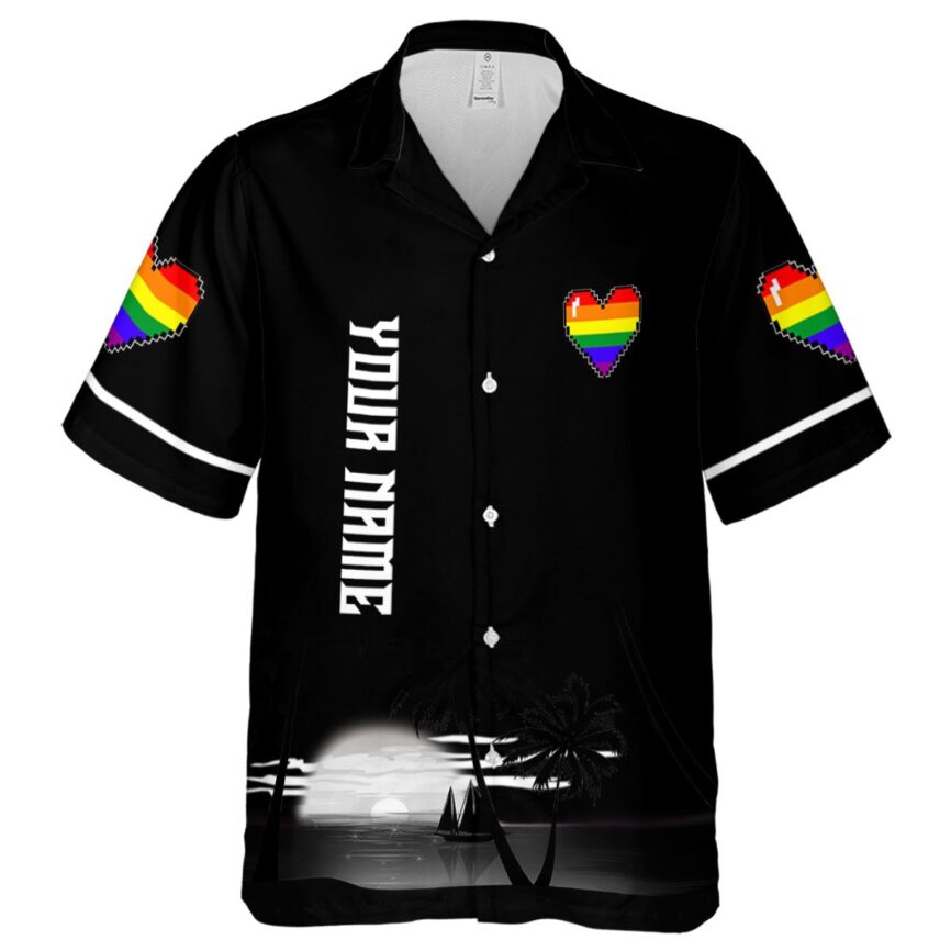 Customized Pride Ocean Sunset Hawaiian Shirt Fashion forward