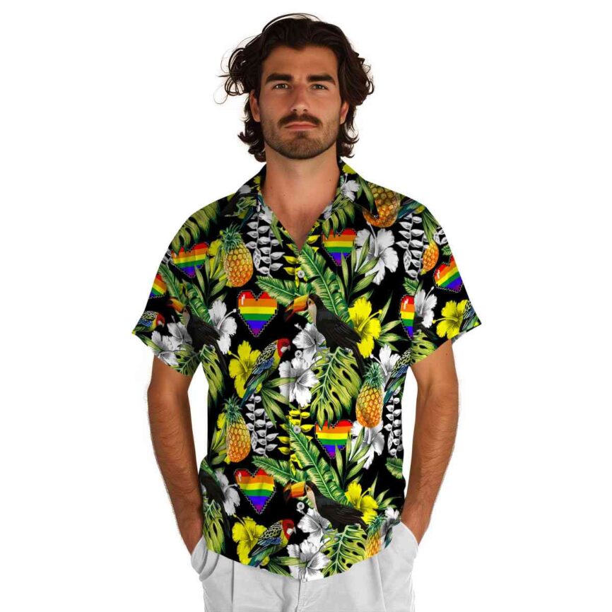 Customized Pride Toucan Bird Hawaiian Shirt New Arrival