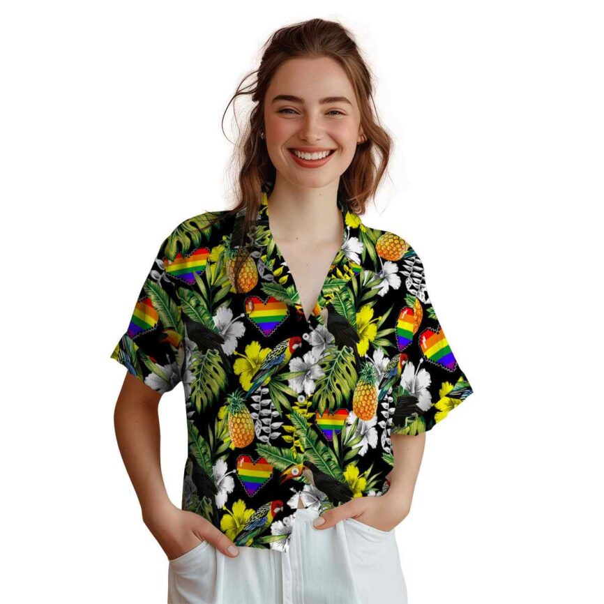 Customized Pride Toucan Bird Hawaiian Shirt Top rated