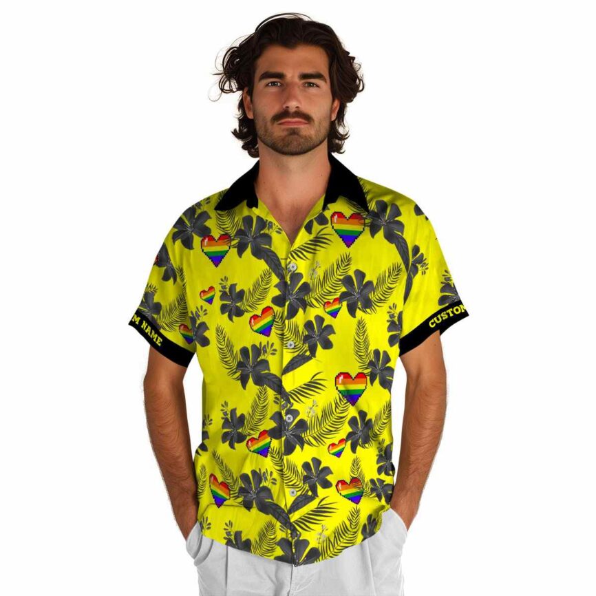 Customized Pride Tropical Flower Hawaiian Shirt New Arrival