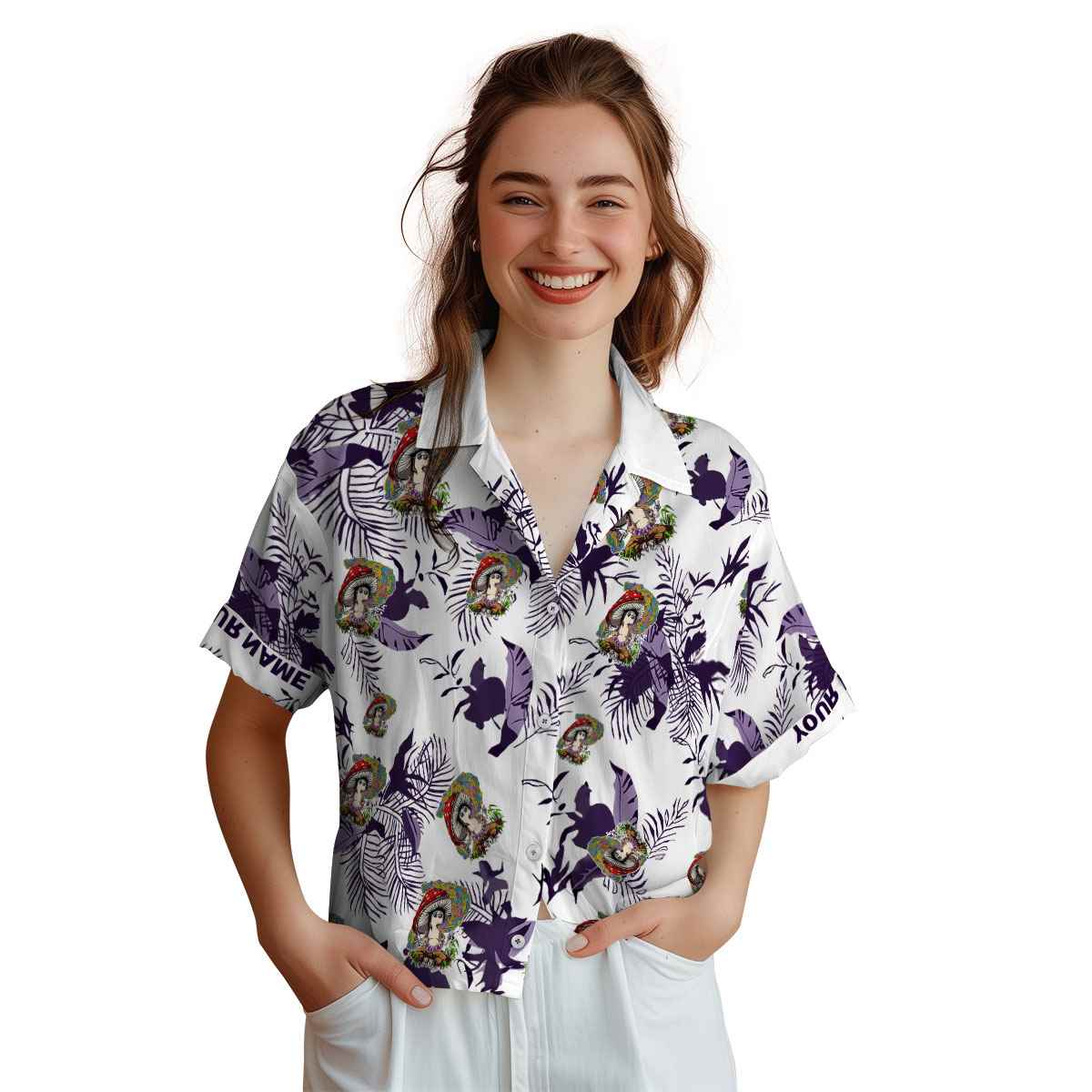 Customized Psychedelic Leafy Accents Hawaiian Shirt Top rated Customized Psychedelic Leafy Accents Hawaiian Shirt Top rated