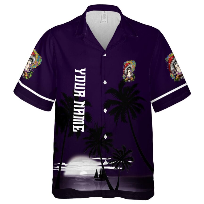 Customized Psychedelic Ocean Sunset Hawaiian Shirt Fashion forward