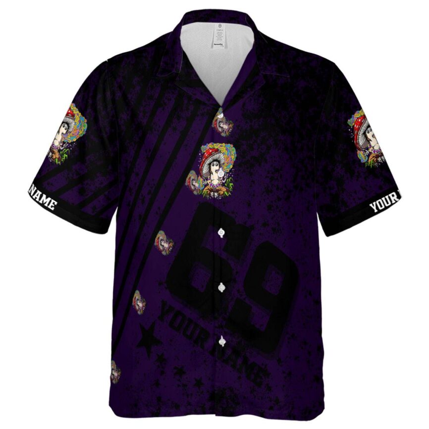 Customized Psychedelic Stripe Burst Hawaiian Shirt Fashion forward